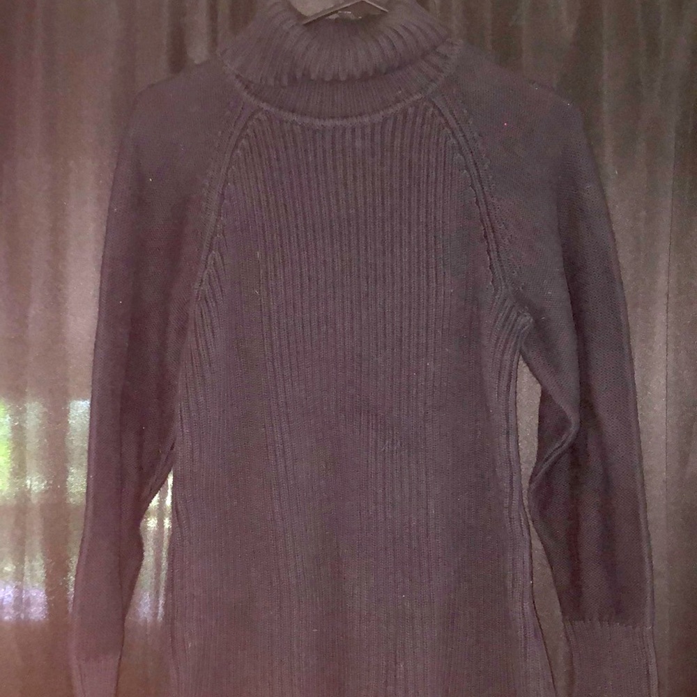 Black turtle neck